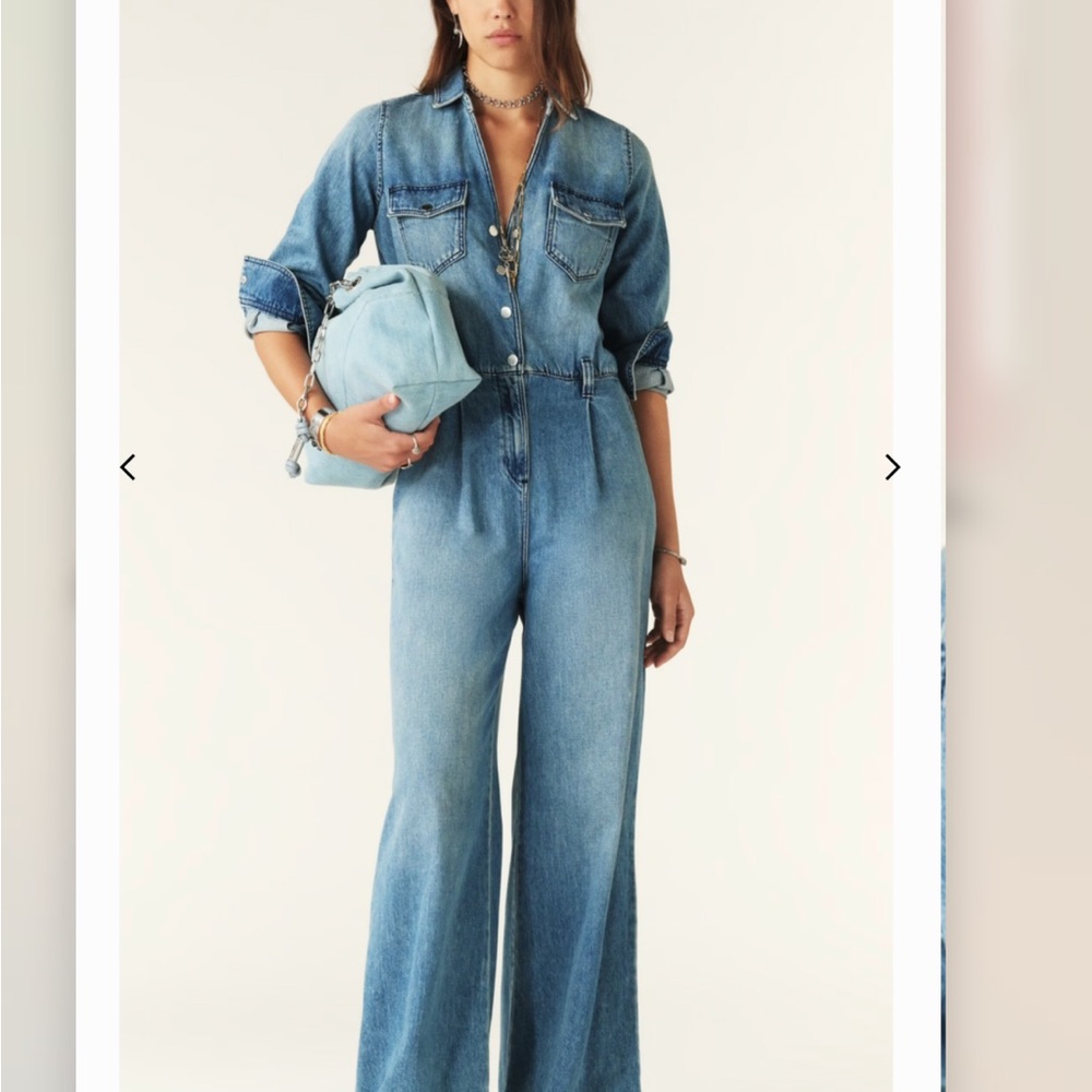 NWT- BA&SH FANNIE jumpsuit - size 38 (M)